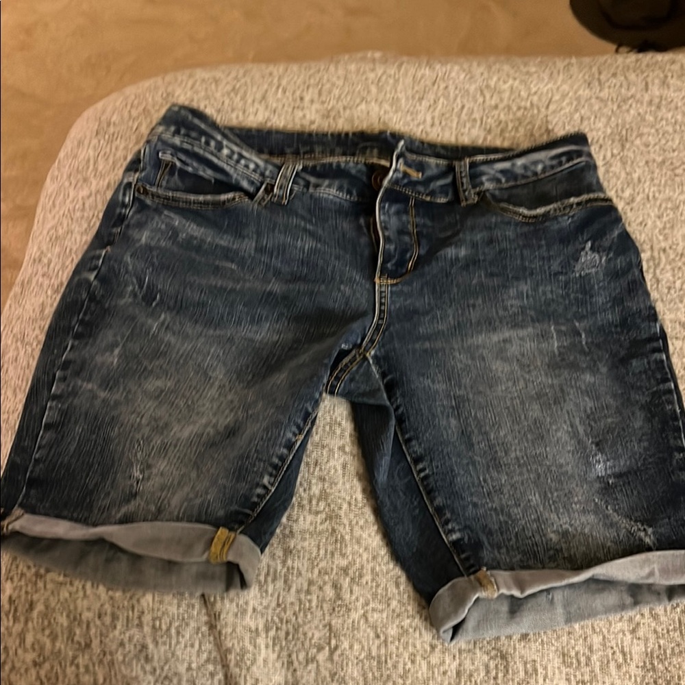 Time and Tru Blue Denim Shorts